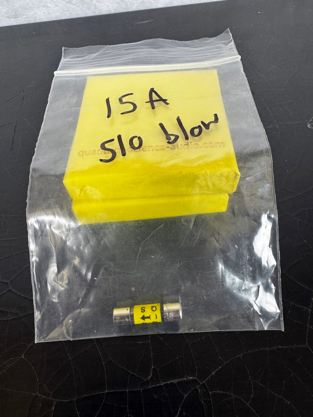 Used QSA 5x20mm 15 Amp  Slow Blow Fuse