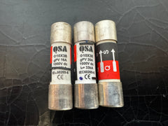 QSA Black/Red 10x38mm 20 Amp Slow Blow Fuses