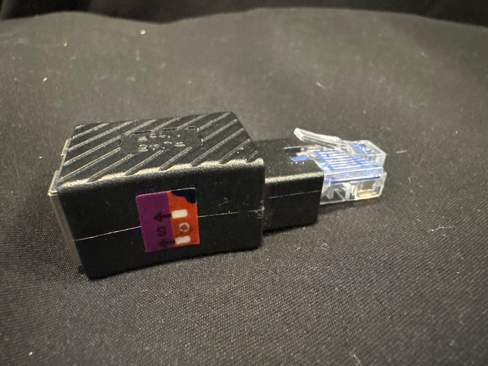 QSA Orange-Violet Ethernet Adapter — Sending End