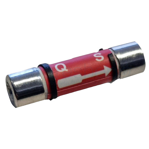 QSA 5 x 20mm Black/Red Slow Blow Fuse