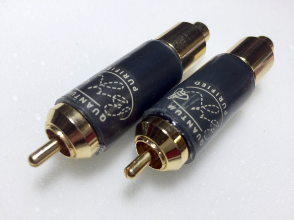 Bybee Gold Crystal Slipstream RCA Adapters