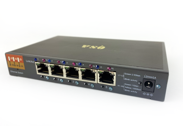 QSA-Netzwerk-Switch – Crystal Gold-Version